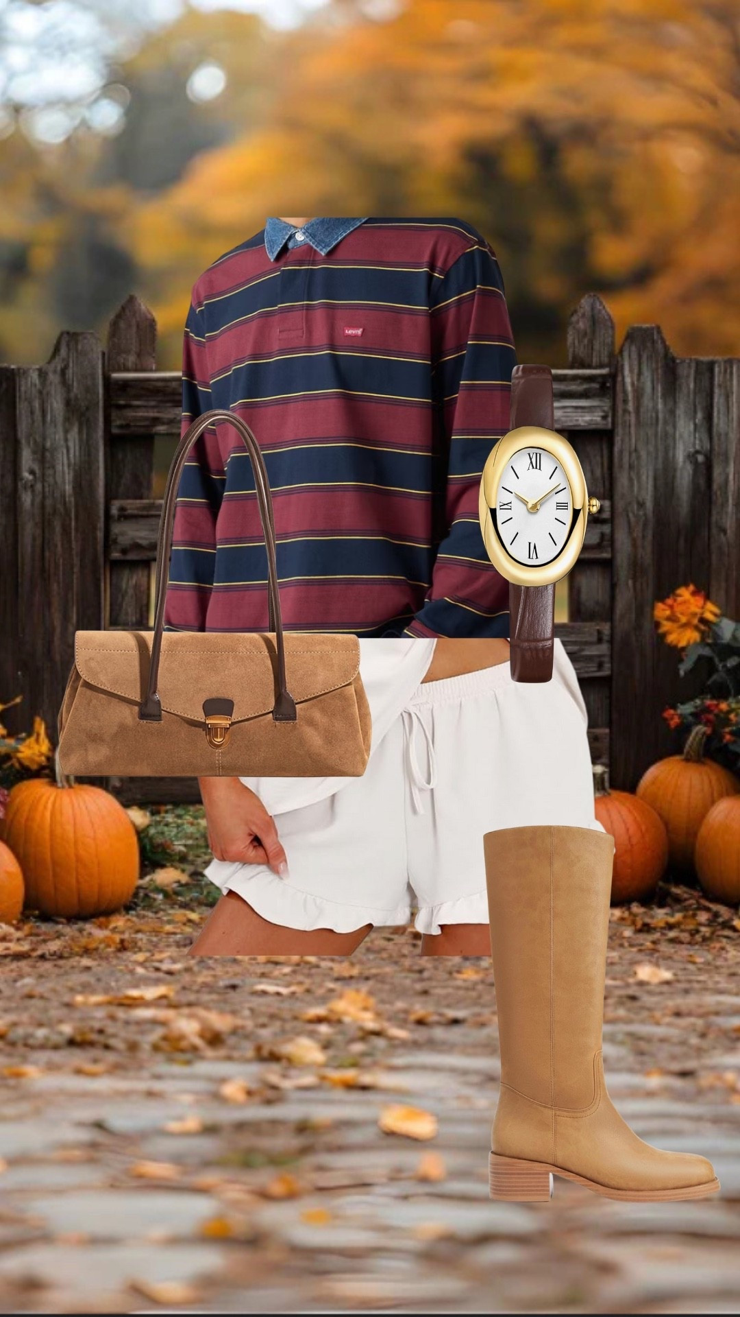 Pumpkin patch look🎃🤎🍂


Pumpkin patch outfit, fall look, fall outfit, fall fashion, fall style, Ralph Lauren inspired, Ralph Lauren trending style, equestrian style, riding boots, ruffle shorts, rugby style shirt, stripe pullover, suede bag, vintage style, old money style 

#LTKHalloween #LTKItBag #LTKSeasonal