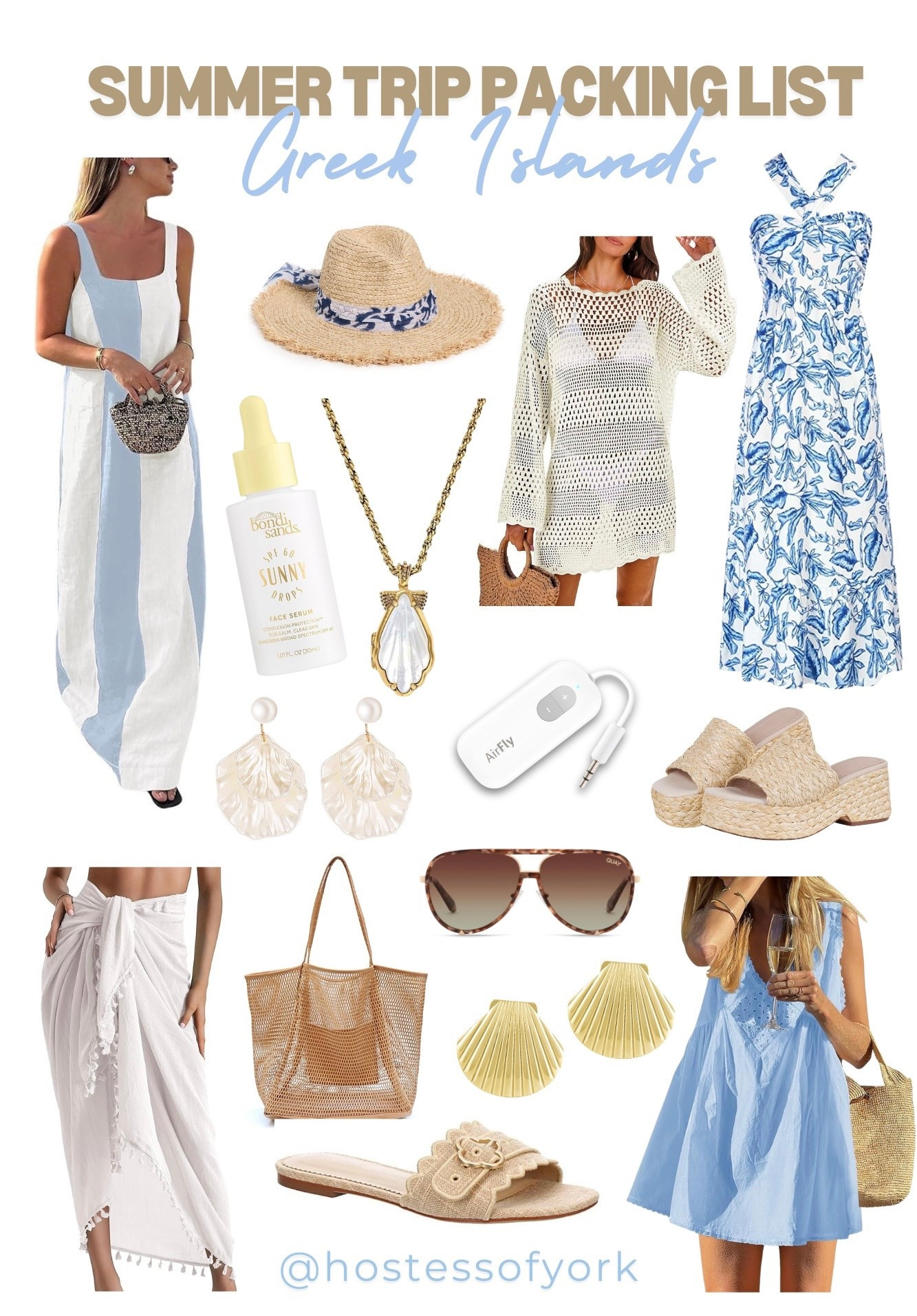 Summer trip packing list for the Greek Islands! 
🏛️🇬🇷🐚 Products that will get here just in time for your vacation! 
#Greece #vacation #travel #tropical #outfits #ideas #dreamcloset #summer #fashion #beach #ocean #flower #packing #europe #european #beachy #coastal


#LTKTravel #LTKStyleTip #LTKSummerEdit