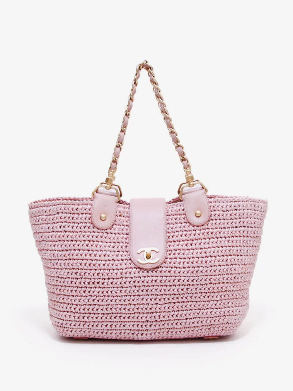 2005 CC raffia tote bag | Farfetch Global