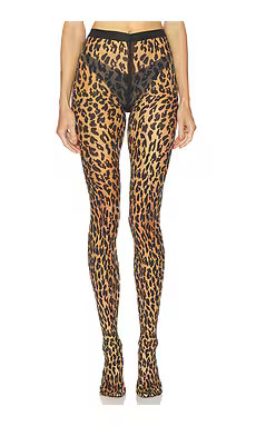 Wolford Leo Tights in Fairly Light & Black from Revolve.com | Revolve Clothing (Global)