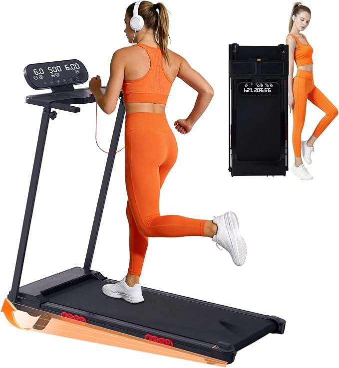 Walking Pad Treadmill with Incline, 2026 Upgrade Portable Treadmill with Handles for Home Small, ... | Amazon (US)