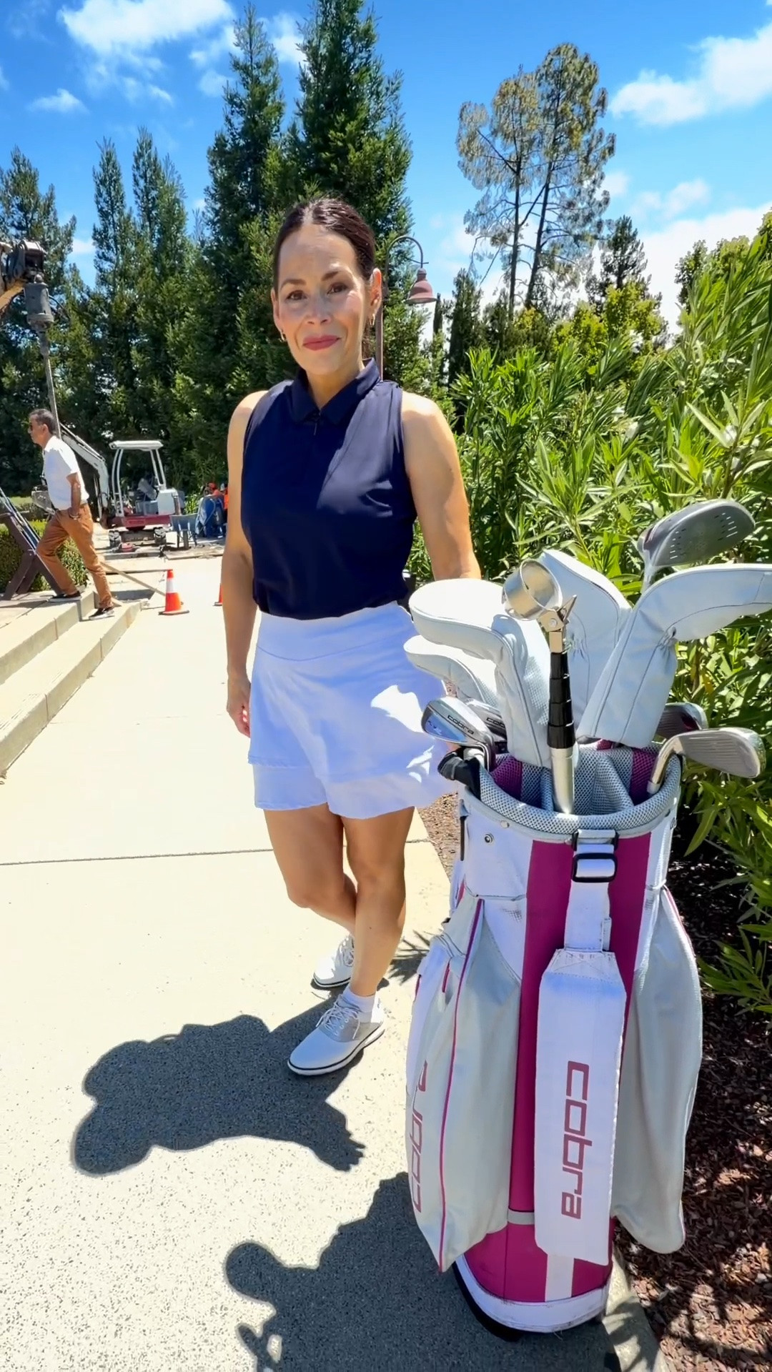 Sometimes all I think about is that "whoosh" sound the driver and the ball makes when you hit it just right. Thank you to @woweny_official for this gifted golf/ tennis skirt. The two layers are lightweight and have great movement and the shorts underneath have pockets. 

I get in and out of golf (same for tennis) and lately have felt so motivated to play. It is the best feeling when I see improvements in my game! I have a lot to work on but I'm having the best time while I'm trying. My kids and some friends were out here with me today too which made it even more enjoyable, before we had some time at the pool. 

What do you enjoy doing even if you're not great at it or what would you like to try? Gardening, art, yoga, cooking? Let me know below! 

Comment below and I'll share easier details with you. It's in my ShopMy and LTK! This skirt can be worn for any activity or even day to day life for a sporty vibe. 

#womensgolffashion 
#womensgolfclothing 
#over40women
#petite

#LTKfitnessgoals #LTKActive #LTKOver40