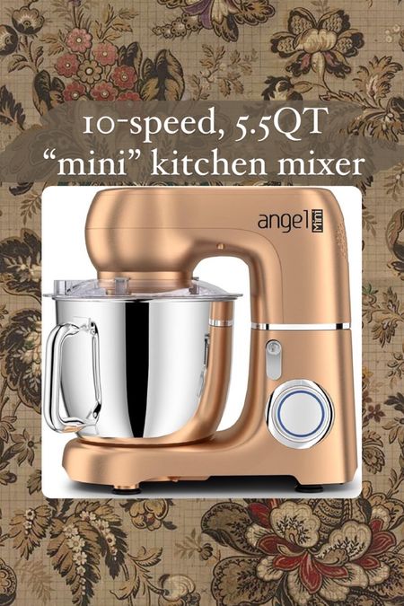 Smaller than kitchenaid, 5.5QT mixer — less counter space & cute!!

#LTKhome