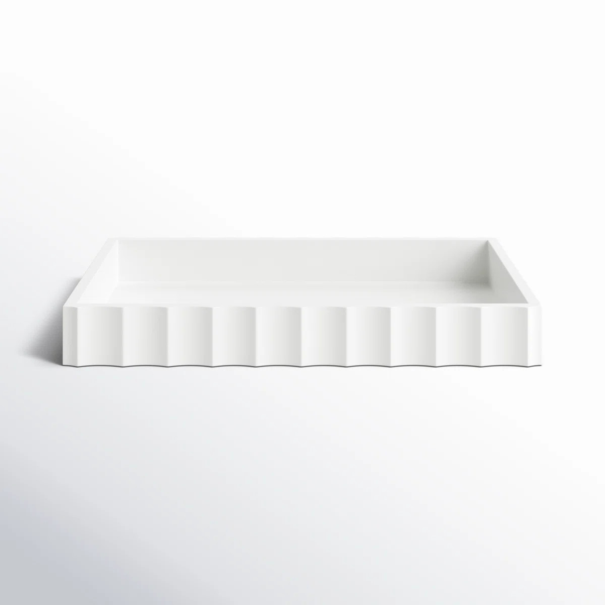 Cardella Fluted Rectangle Serving Tray | Wayfair North America