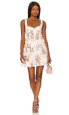 Brigida Mini Dress in Giardino Floral | Revolve Clothing (Global)