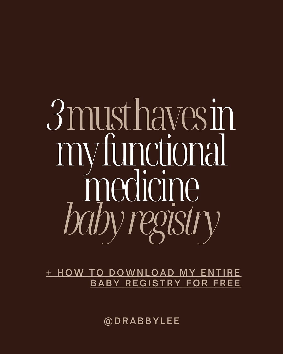 When I made my first baby registry it was overwhelming and took me forever because I wanted everything to be perfect and get everything we’d need for baby!

But what I should have put on there are also things that would help keep her healthy like these 3 things that I have here🩵

You can download my entire baby registry for FREE at the link in my bio or on my website!

—
#babyregistry #naturalbabyregistry #nontoxicliving #nontoxicbaby #nontoxicbabyproducts #airdoctor #waterfilter #mollysuds #dreft #drabbylee #naturalbirth #waterbirth

#LTKmomlife #LTKBaby #LTKBump