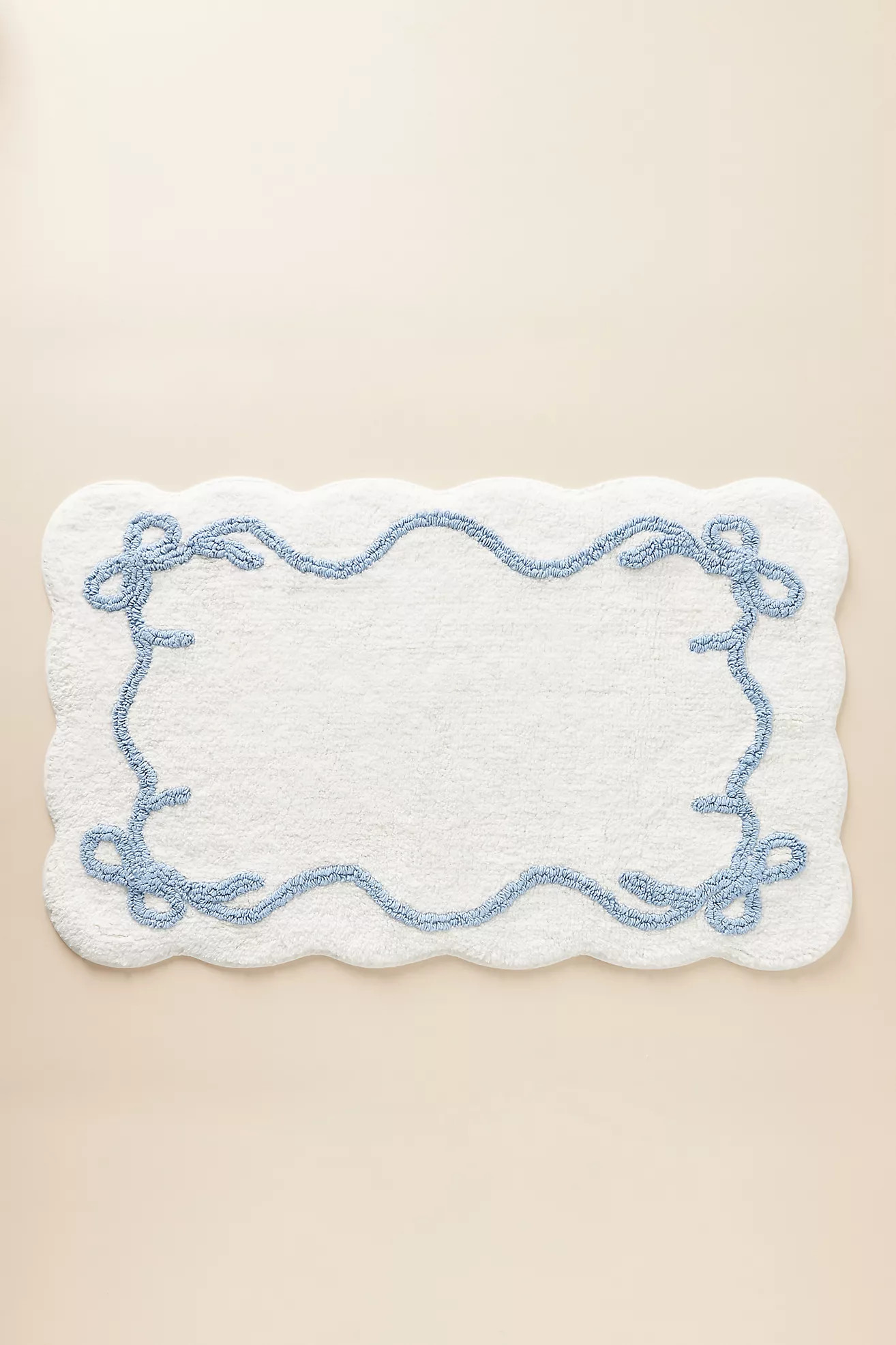 Benedita Bow Bath Mat | Anthropologie (US)