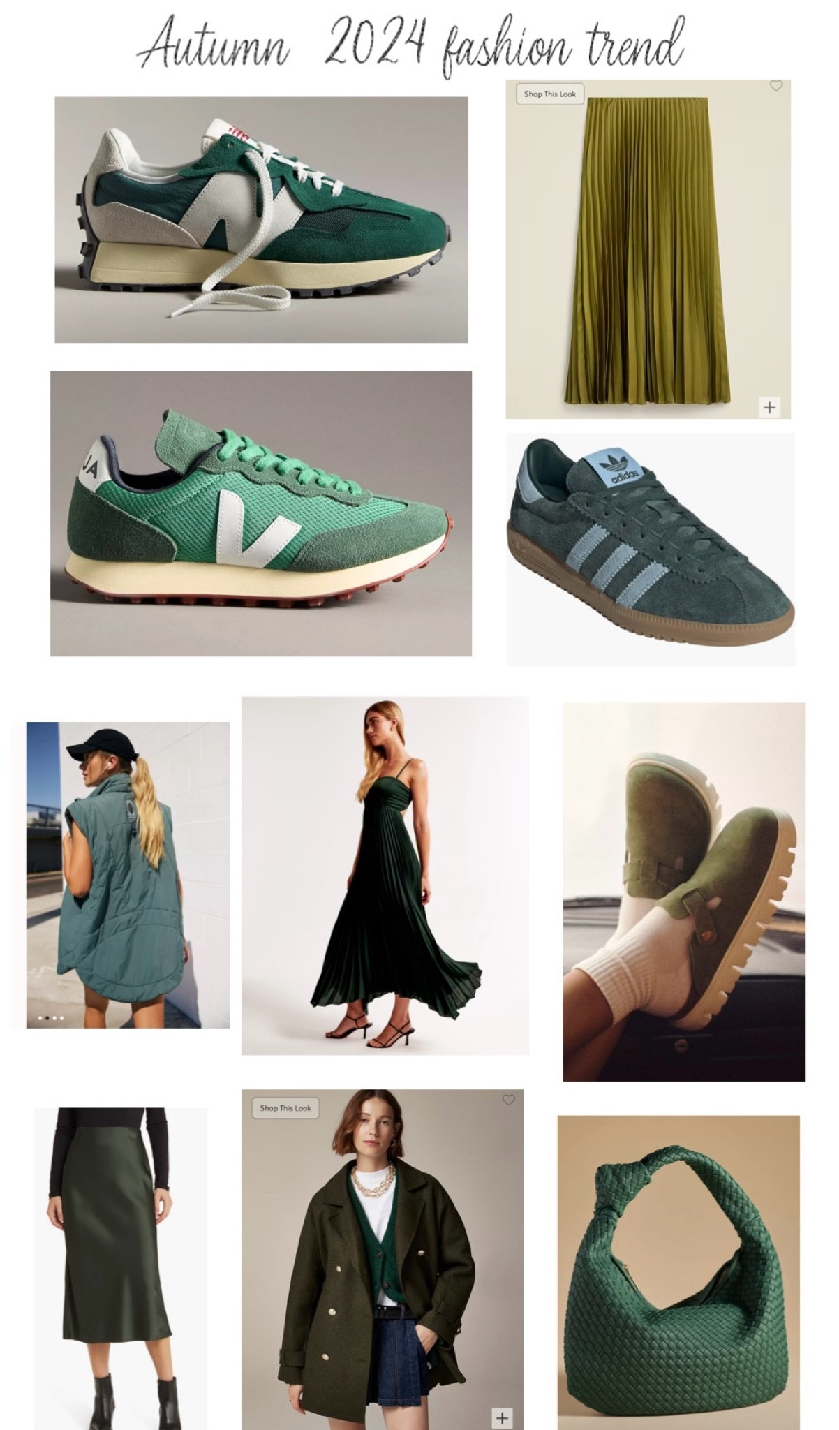 Autumn 2024 fashion trend 
Green 


#LTKSeasonal #LTKItBag #LTKShoeCrush