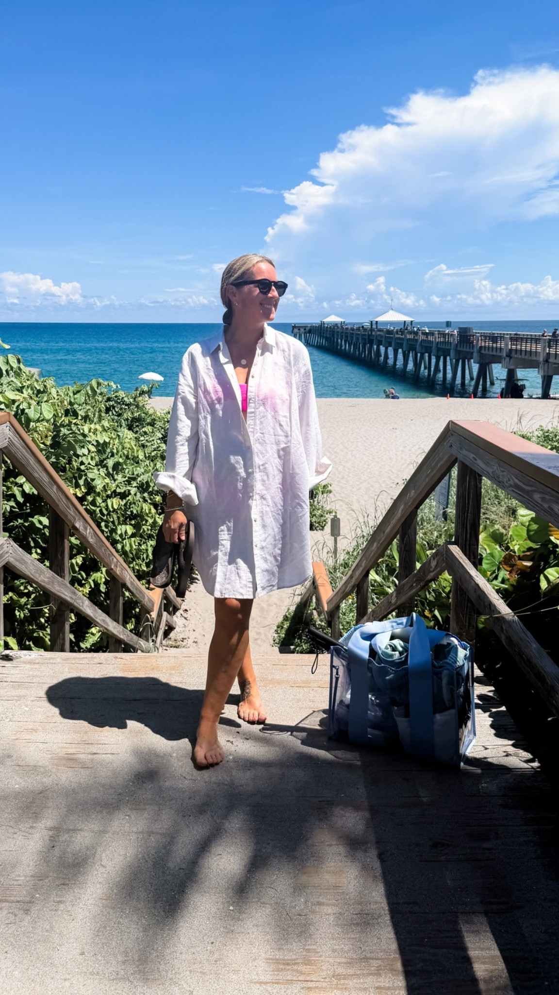 It was a beautiful day shelling and looking for shark teeth. I felt like I was 12 again just floating in the water. I’m in a large bathing suit top and XL bottoms, although they are getting slightly loose now that I have lost some weight. A large may be fine. Small linen coverup dress. It’s so soft and classic. And it’s ON SALE! And of course my Archie’s and casemate!

#LTKdayinmylife #LTKSwim #LTKootd
