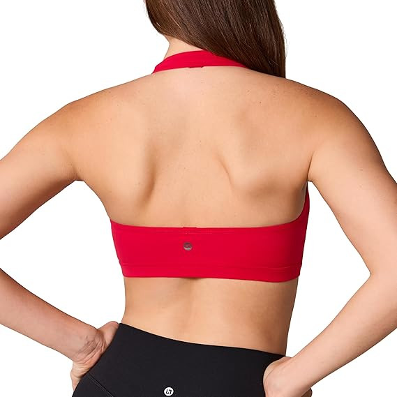Hugcurve Halter Detachable Racerback Sports Bras for Women Square Neck Padded Open Back Yoga Work... | Amazon (US)