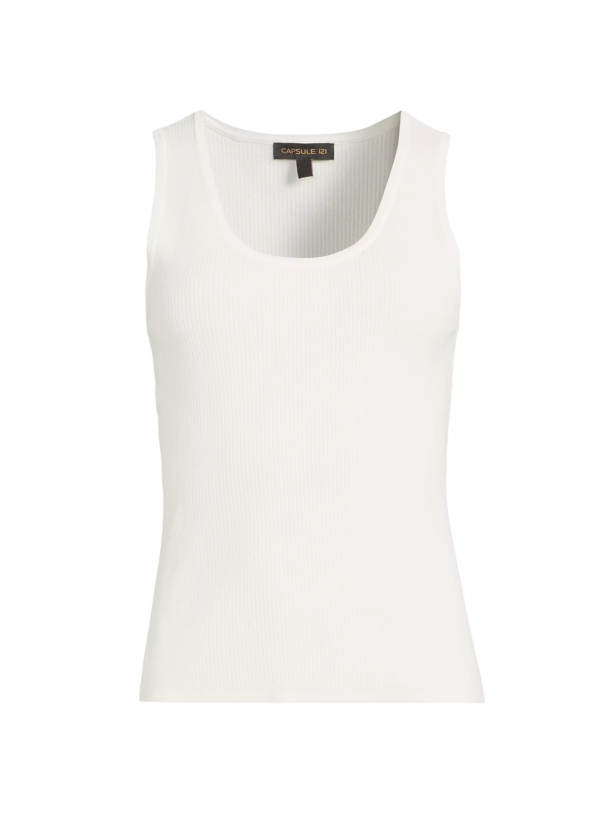 Capsule 121The Nikolai Rib-Knit Scoopneck Tank | Saks Fifth Avenue