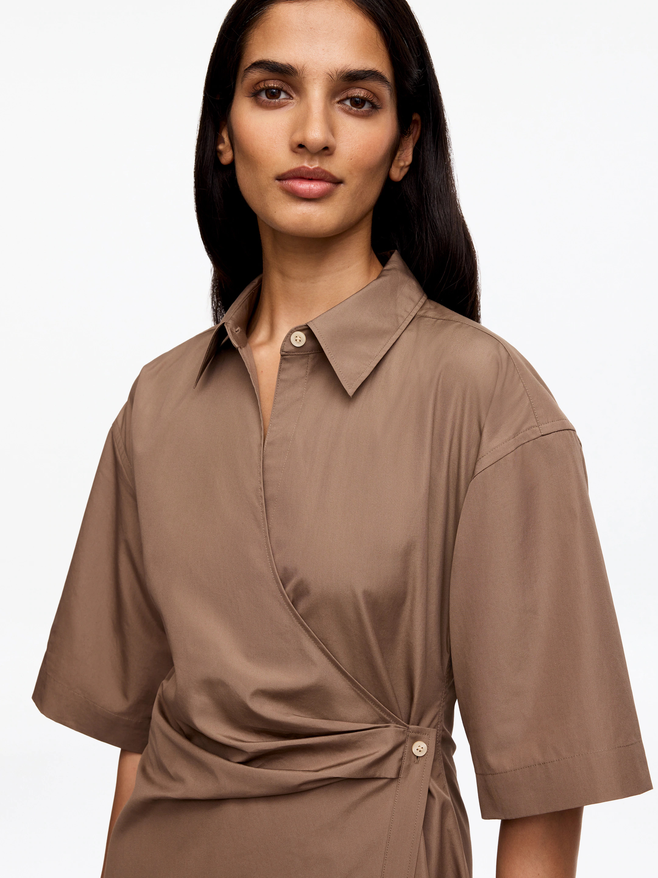 Wickelkleid aus Baumwolle | Arket EU