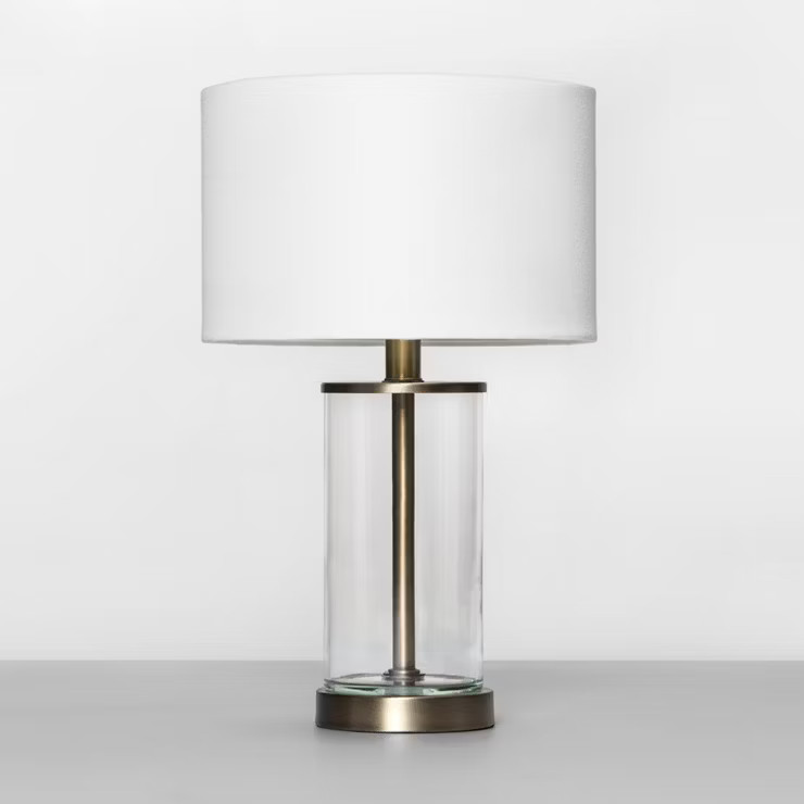 Fillable Accent with USB Table Lamp Brass - Project 62™ | Target