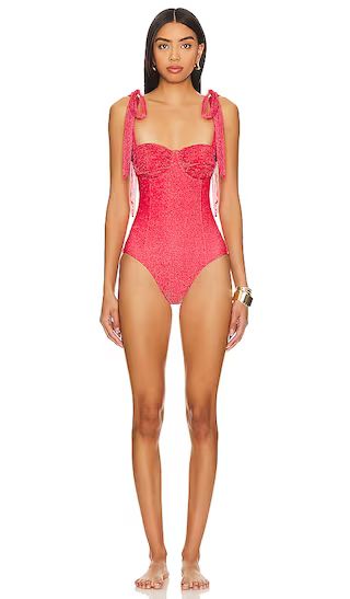 Dede One Piece in Red Hot Shine | Revolve Clothing (Global)