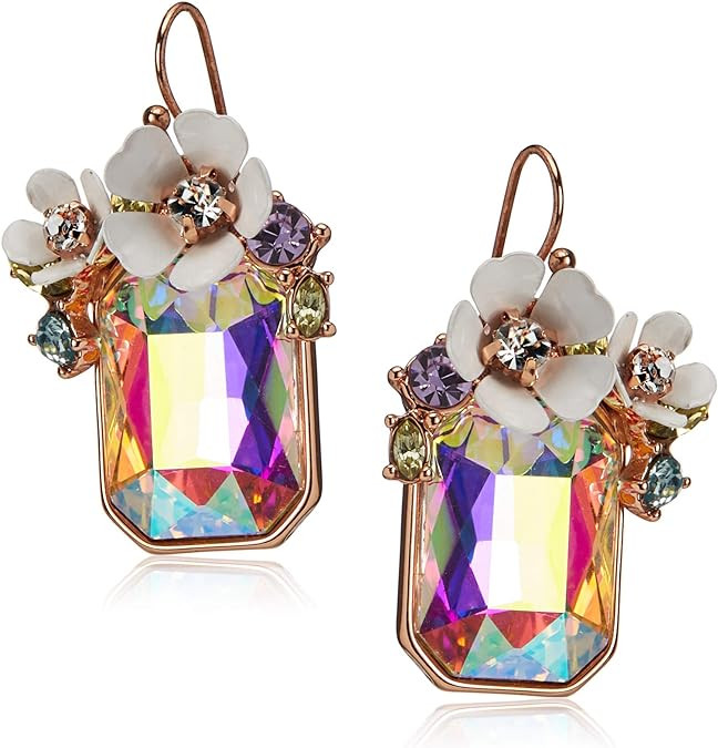 Flower Cluster Stone Drop Earrings | Amazon (US)