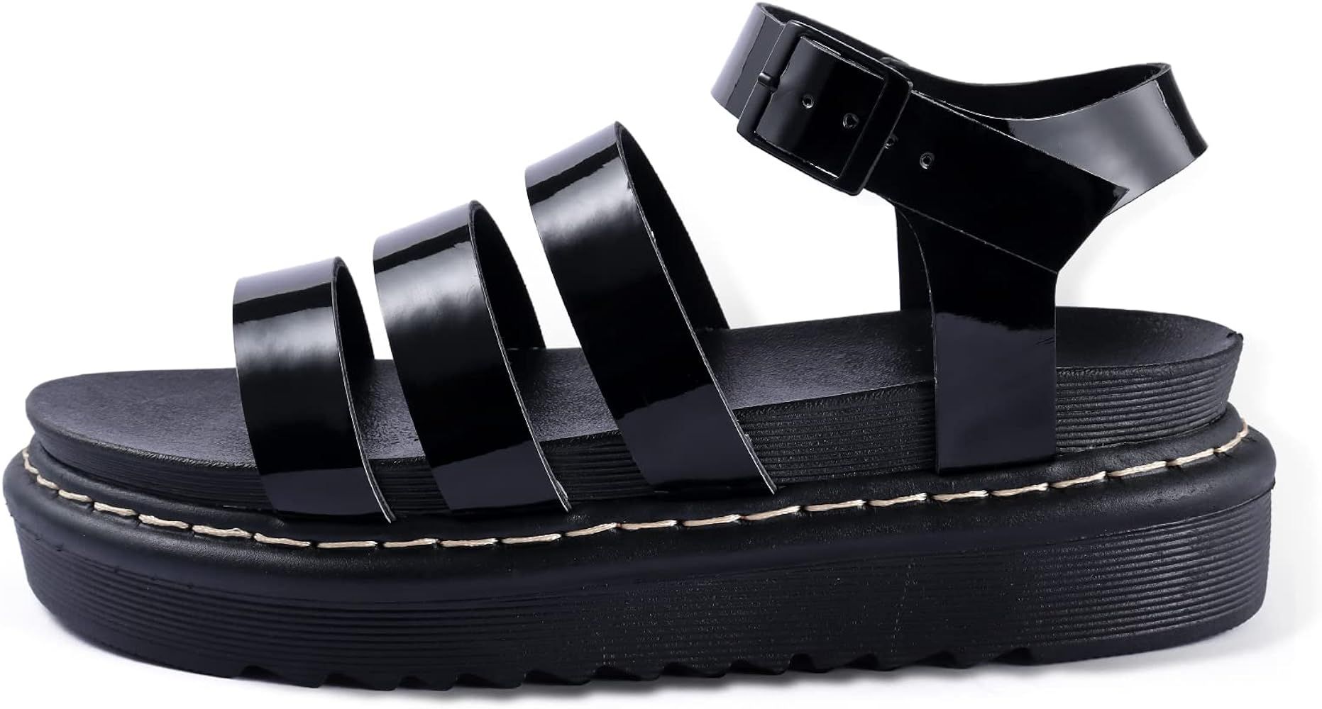 Viapipa Sandals Platform Black Platform Sandals Womens Sandals Platform Dressy | Amazon (US)