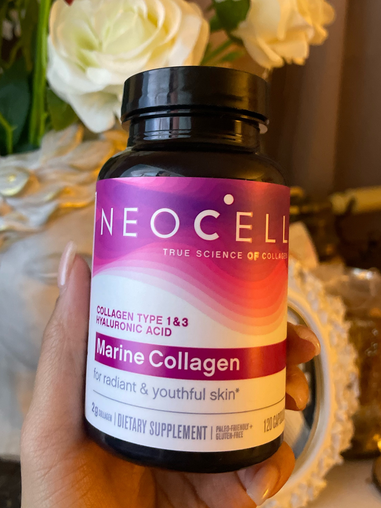 For radiant & youthful skin. 2 powerful ingredients Hyaluronic acid for tissue hydration & Collagen for skin integrity.Paleo friendly & Gluten free. Collagen supplement. With Vitamin C, Zinc, Vitamin B12, Vitamin B6, Magnesium Oxide, Protein, Etc. Skincare, skin essentials. NEOCELL

#LTKunder50 #LTKFind #LTKbeauty