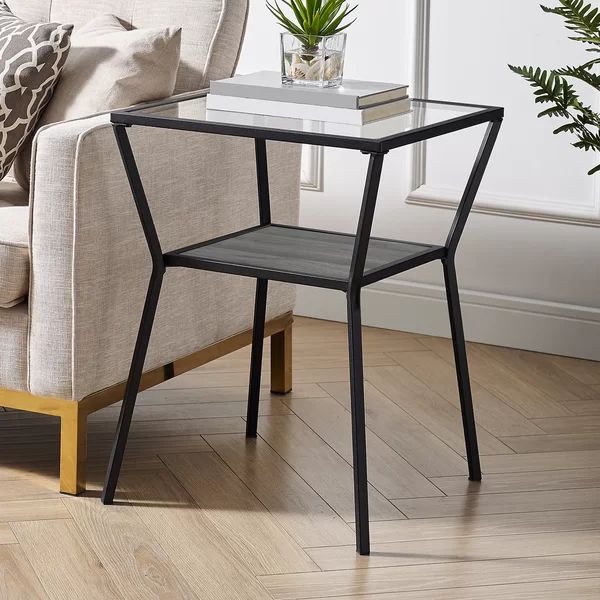 Howell 21'' Tall Glass End Table | Wayfair North America