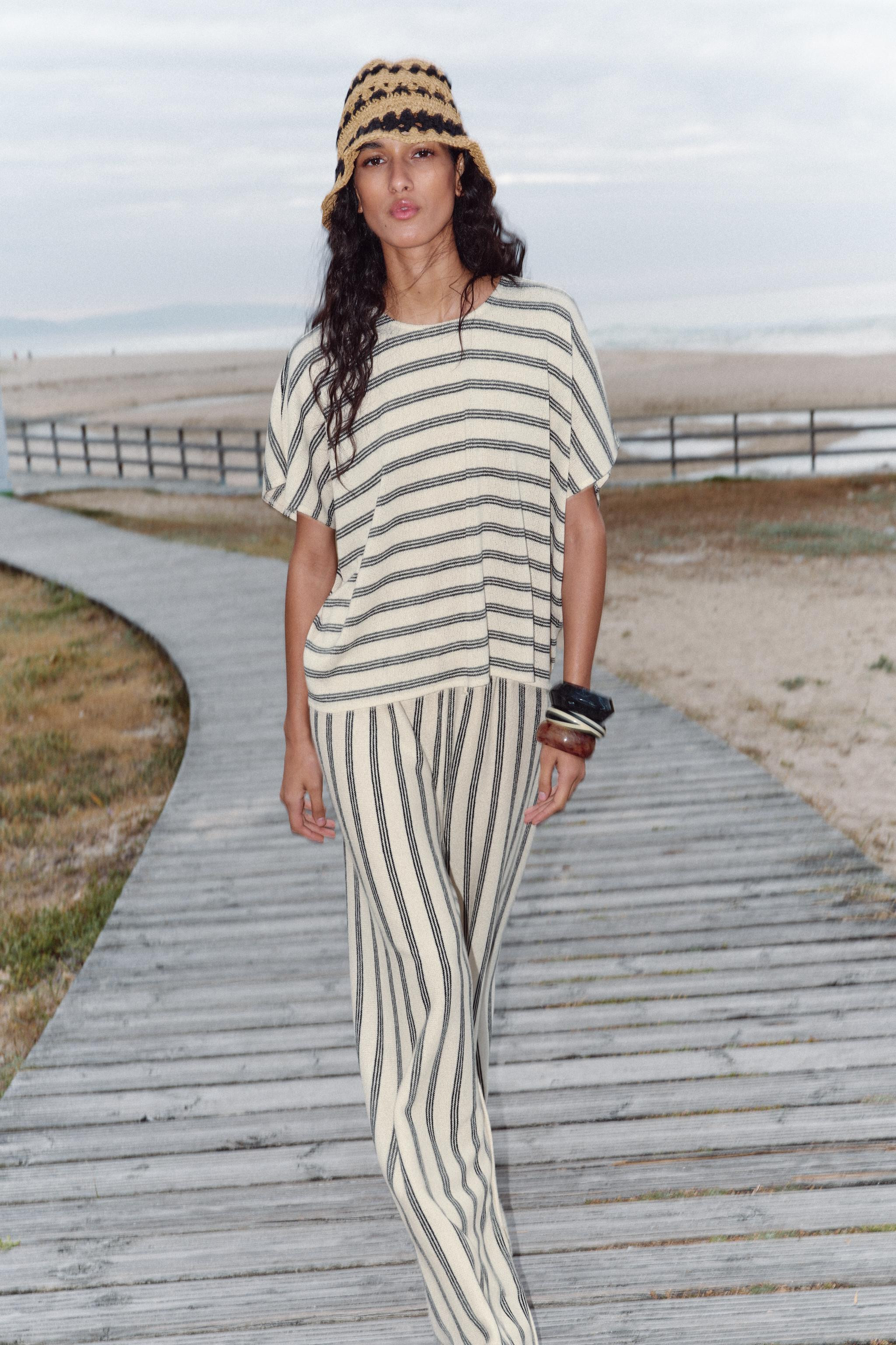 RUSTIC STRAIGHT-LEG TROUSERS | Zara US