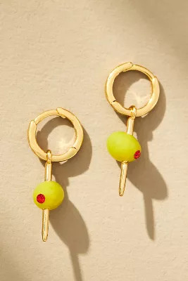 Fruit Charm Huggie Earrings | Anthropologie (US)