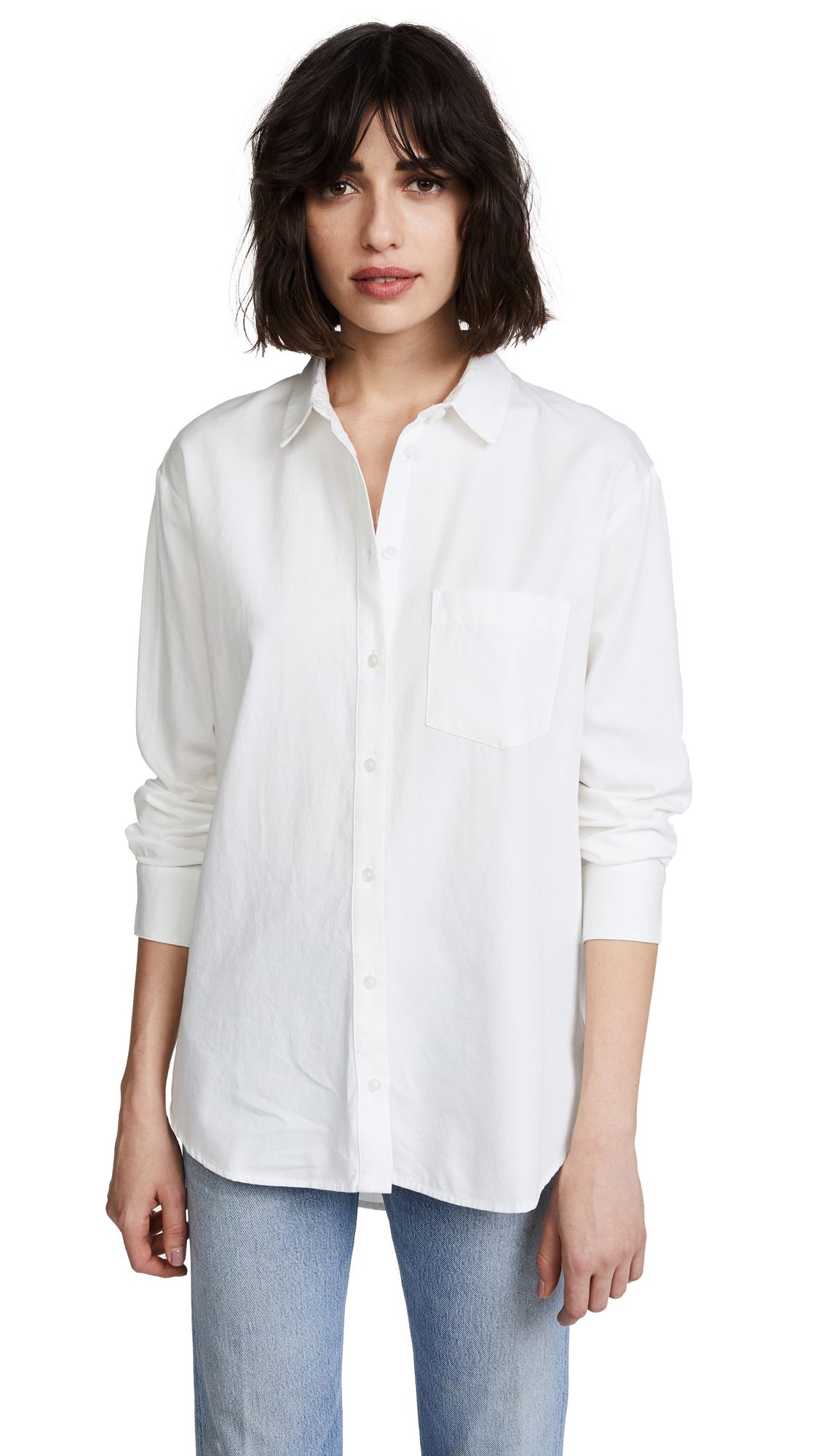 Madewell Drapey Oversized Boyshirt | Shopbop