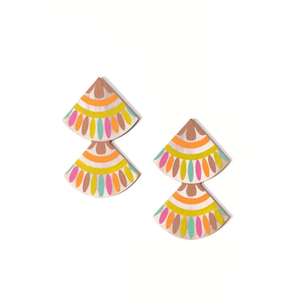 Hacienda Double Tile Earrings | Sunshine Tienda