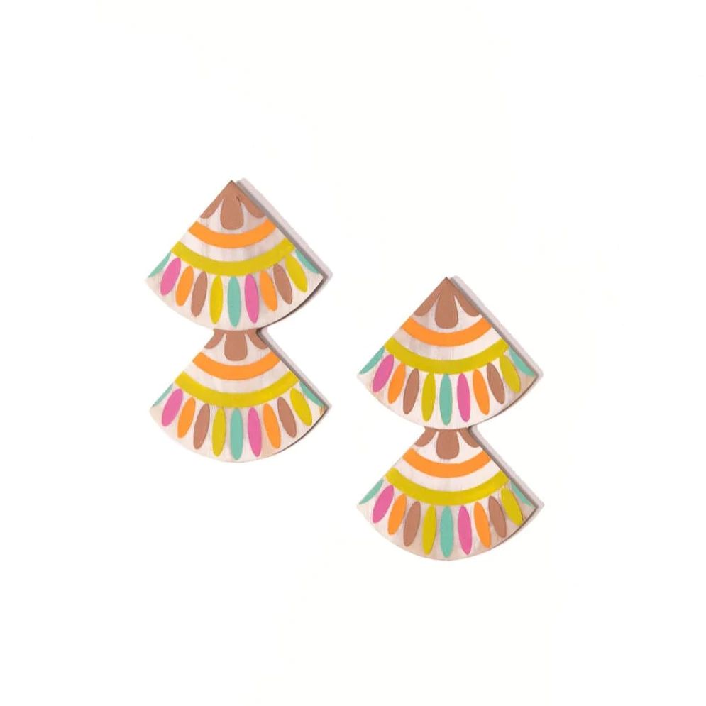 Hacienda Double Tile Earrings | Sunshine Tienda