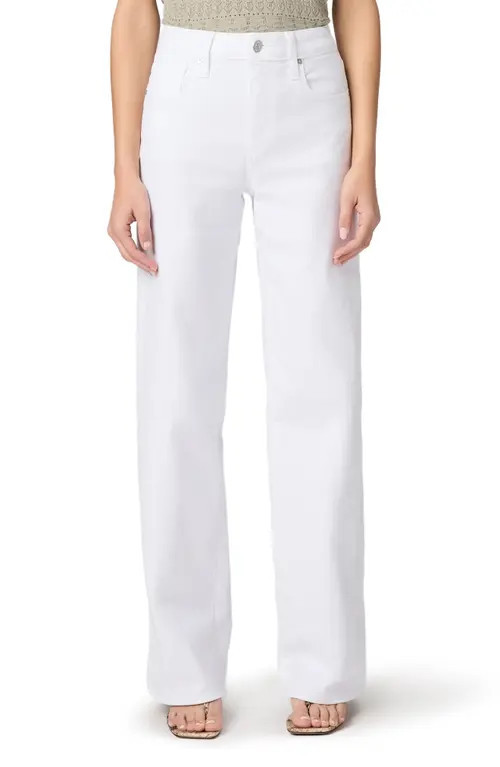 PAIGE Tatum Wide Leg Jeans in Crisp White at Nordstrom, Size 29 | Nordstrom