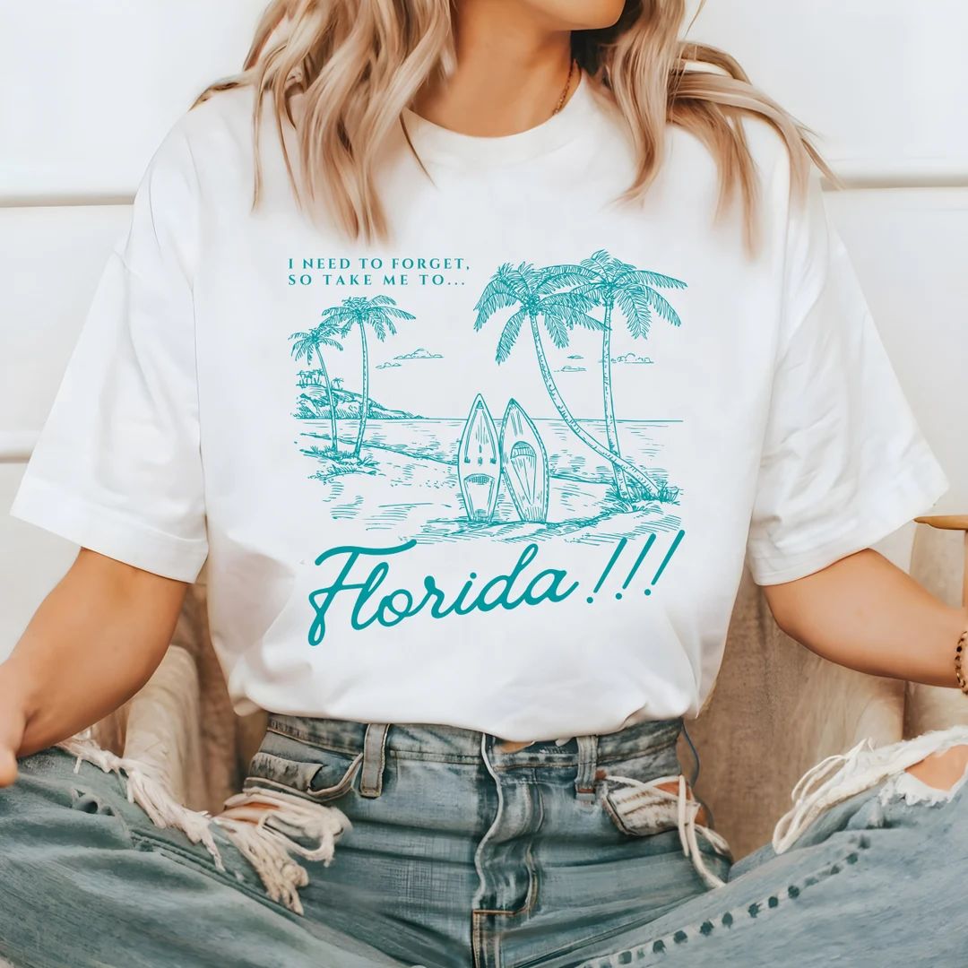 Florida T Shirt Tortured Poets Department Graphic T Swiftie Gift Florida Tee TTPD Oversized Shirt... | Etsy (US)