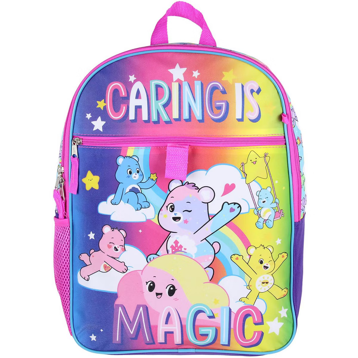 Carebears Caring Is Magic 16" Backpack Lunch Tote Water Bottle Sticker Set 5 Pc Mega Set Multicol... | Target