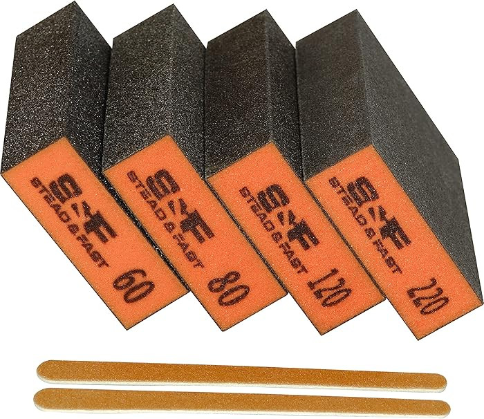 Sanding Sponge, 60 80 120 220 Coarse Medium Fine Grit Sanding Block, Sander Sponges for Drywall M... | Amazon (US)