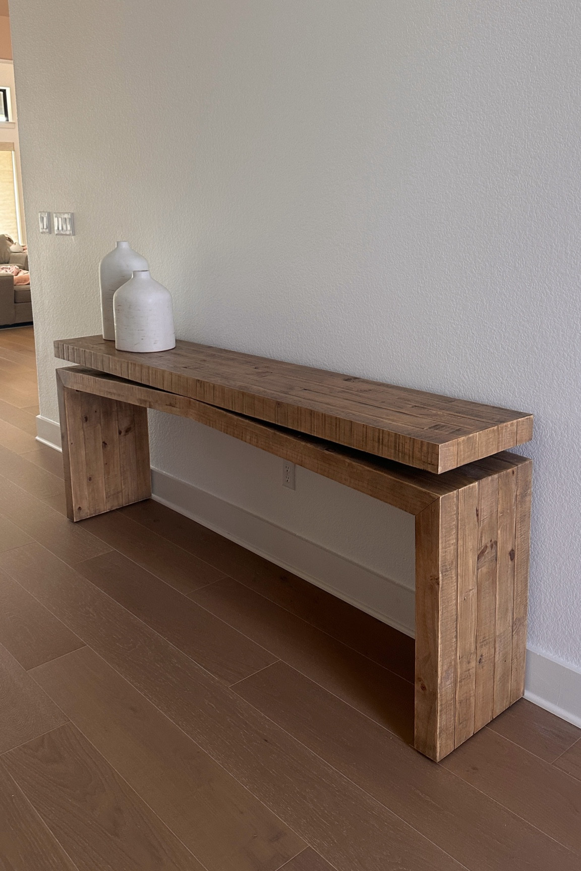 entryway table! more coming soon! linking additional ideas for decorating 