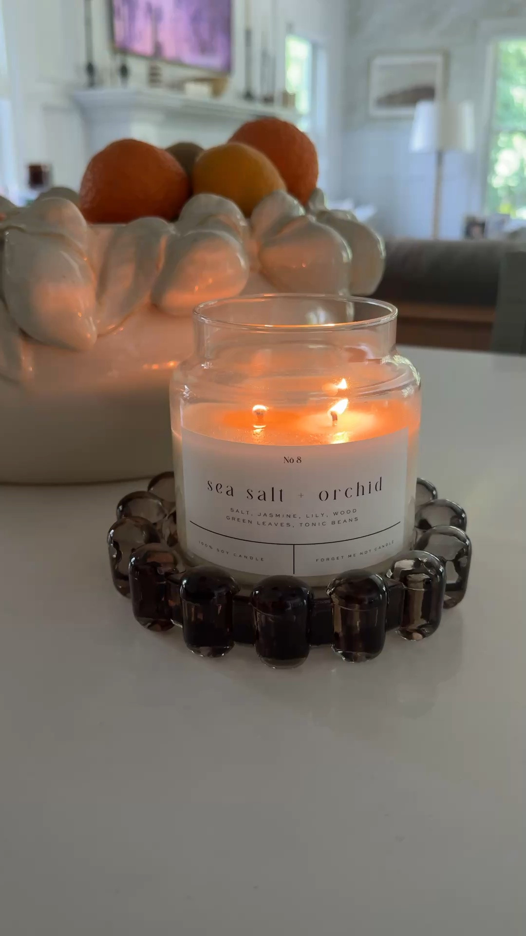 Loving this candle! This is the sea salt and orchid and it has the prettiest, cleanest scent. You can use code FMN15 for 15% off site-wide!

#LTKSaleAlert #LTKmorningroutine #LTKselfcare