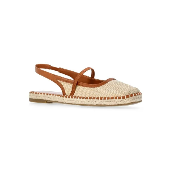 Time and Tru Women's Espadrille Slingback Shoes | Walmart (US)