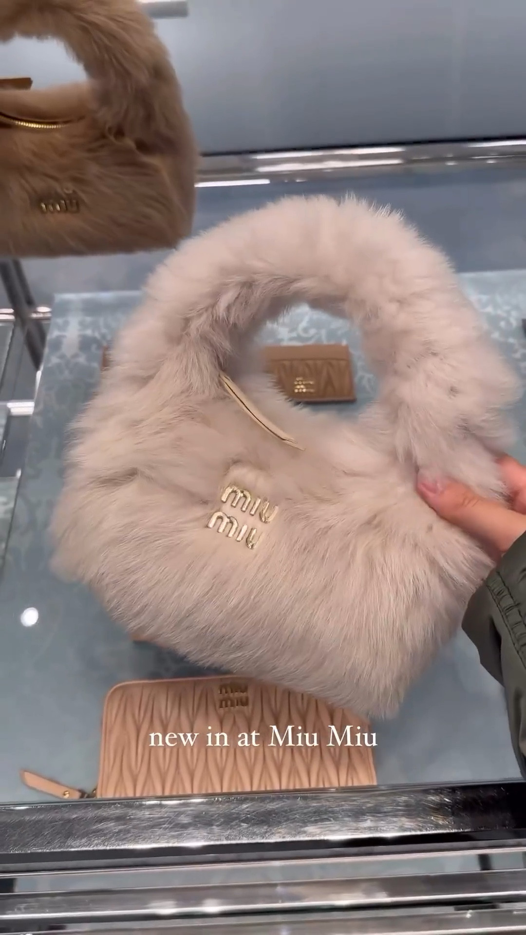 New season @miumiu #bombaccessories to see you through the winter months. Featuring fluffy fur, cozy teddy bear feels, patent leather and even sparkling crystals, which piece is on your holiday wish list? 