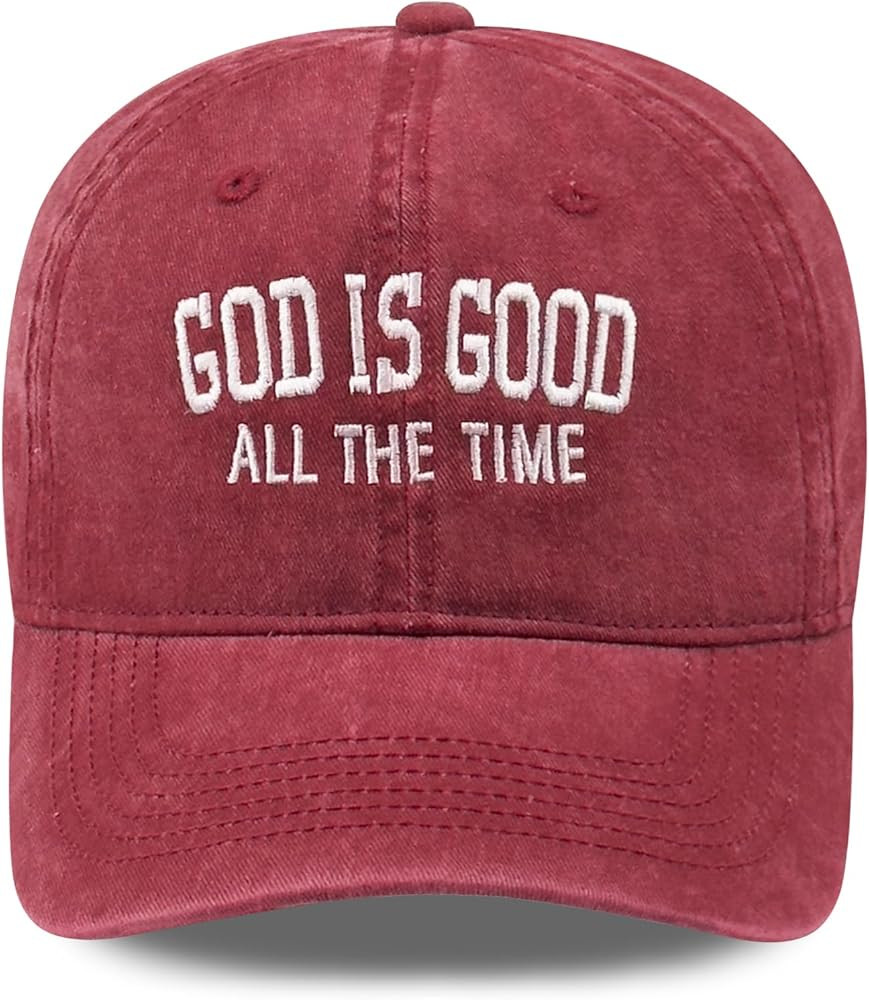 Faith Christian Patriotic Embroidered Baseball Cap, Vintage Cotton Dad Hat for Men Women, Birthda... | Amazon (US)