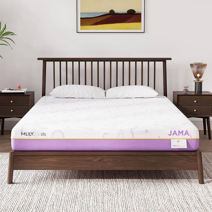MLILY 7 Inch Queen Mattress for Kids, Memory Foam Bunk Bed Mattress with Mattress Protector in a ... | Amazon (US)