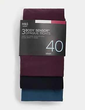 3pk 40 Denier Body Sensor™ Tights | M&S Collection | M&S | Marks & Spencer (UK)