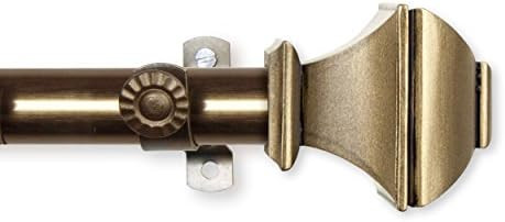 A&F Rod Decor - Phife Curtain Rod 48-84 inch - Antique Brass | Amazon (US)