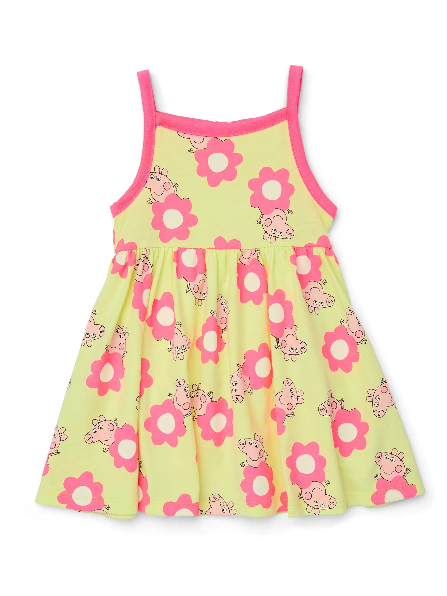 Peppa Pig Toddler Girls Graphic Print Tank Dress, Sizes 12M-5T - Walmart.com | Walmart (US)