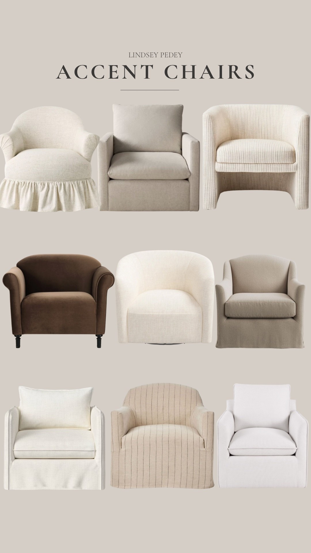 Accent chair roundup!

Accent chairs, living room, living room chair, furniture finds, living room ideas, pottery barn, neutral home, Wayfair, kathy kuo home, target furniture finds, classic home

#LTKHome