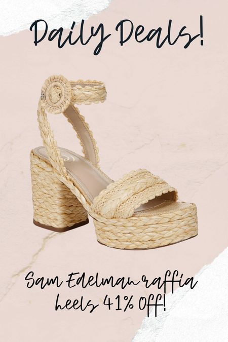 Raffia heels 

#LTKFindsUnder100 #LTKShoeCrush #LTKSaleAlert