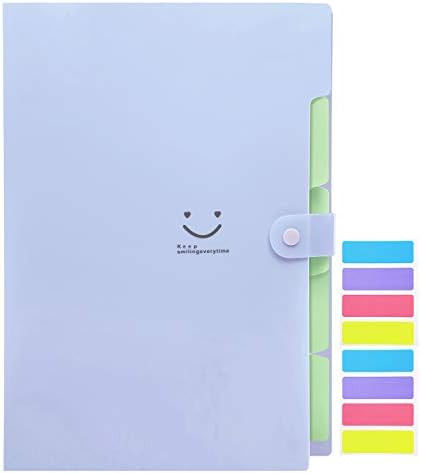 SKYDUE Letter A4 Paper Expanding File Folder Pockets Accordion Document Organizer (Purple) | Amazon (US)