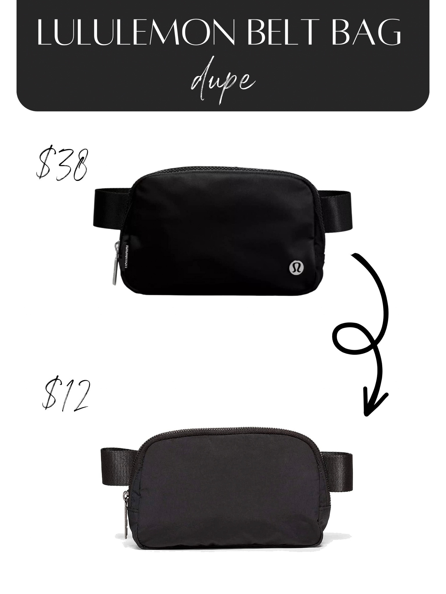 Lululemon belt bag dupe!!! #lululemon #dupe #beltbag #amazon #lululemondupe 

#LTKstyletip #LTKunder50 #LTKunder100