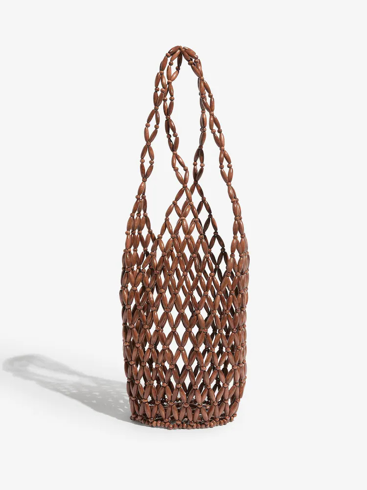 Friends Like These Brown Hand Beaded Tote Bag | Next EU