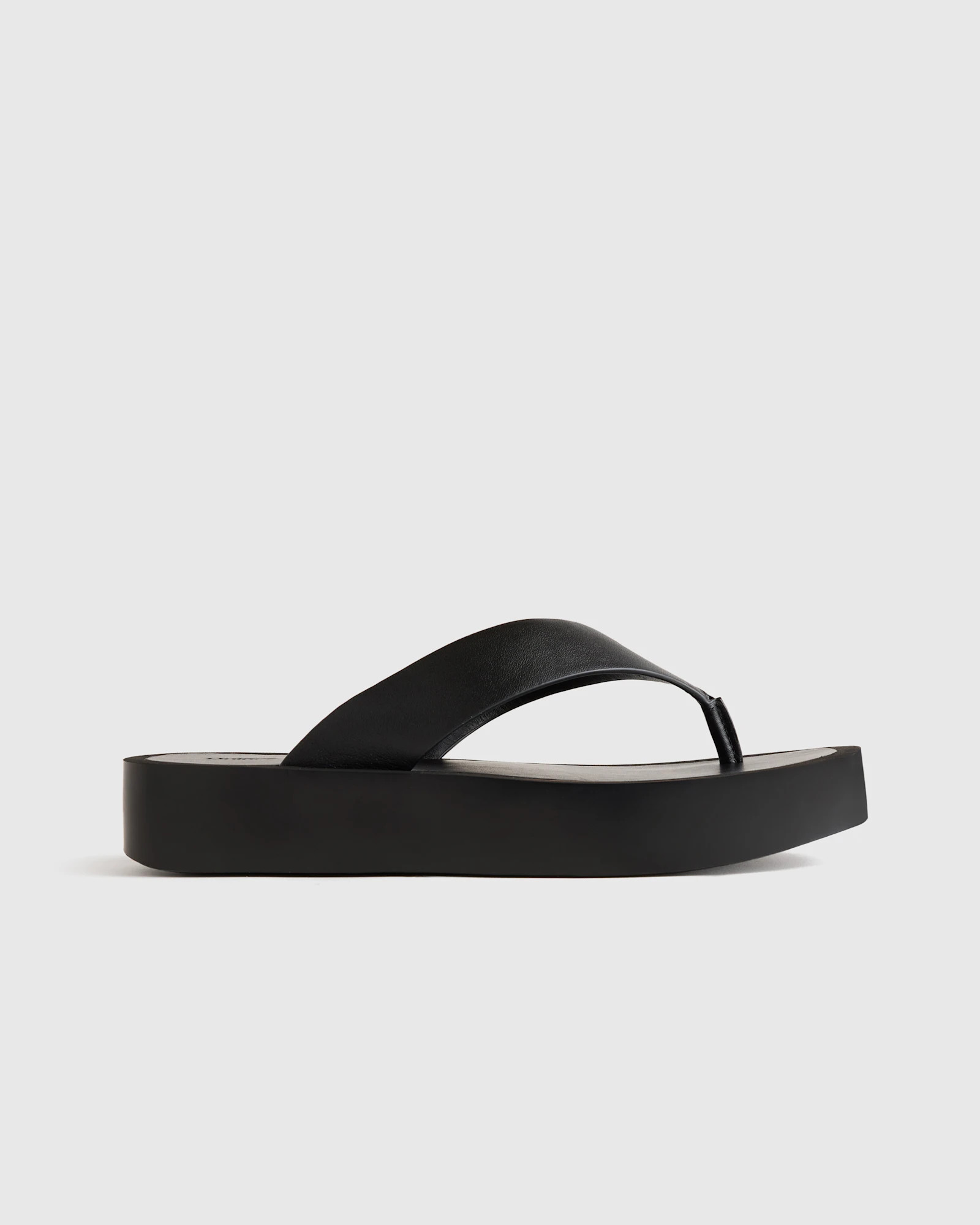 Italian Leather Thong Platform Sandal | Quince