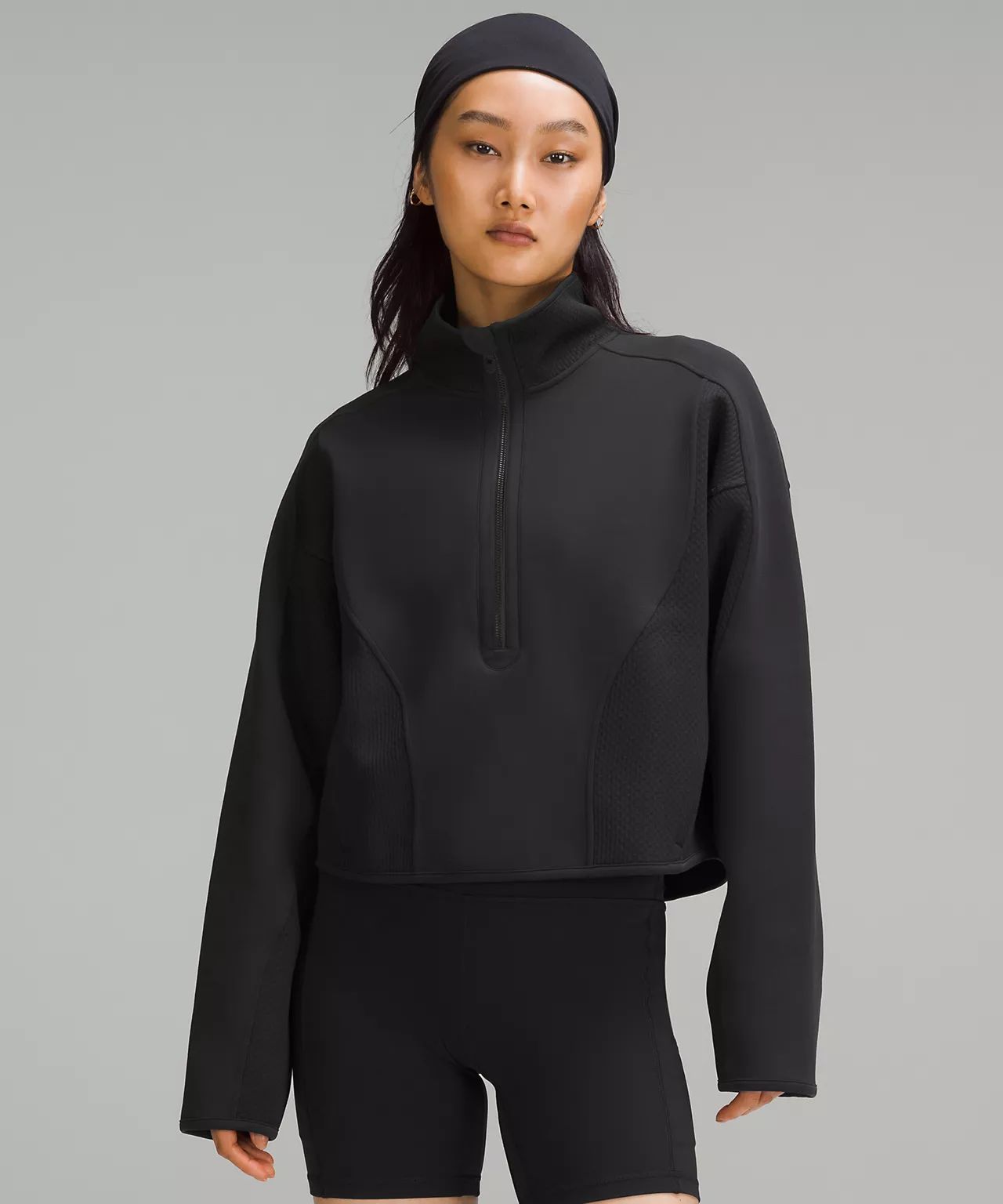 Mixed Fabric Half-Zip Pullover | Women's Hoodies & Sweatshirts | lululemon | Lululemon (US)