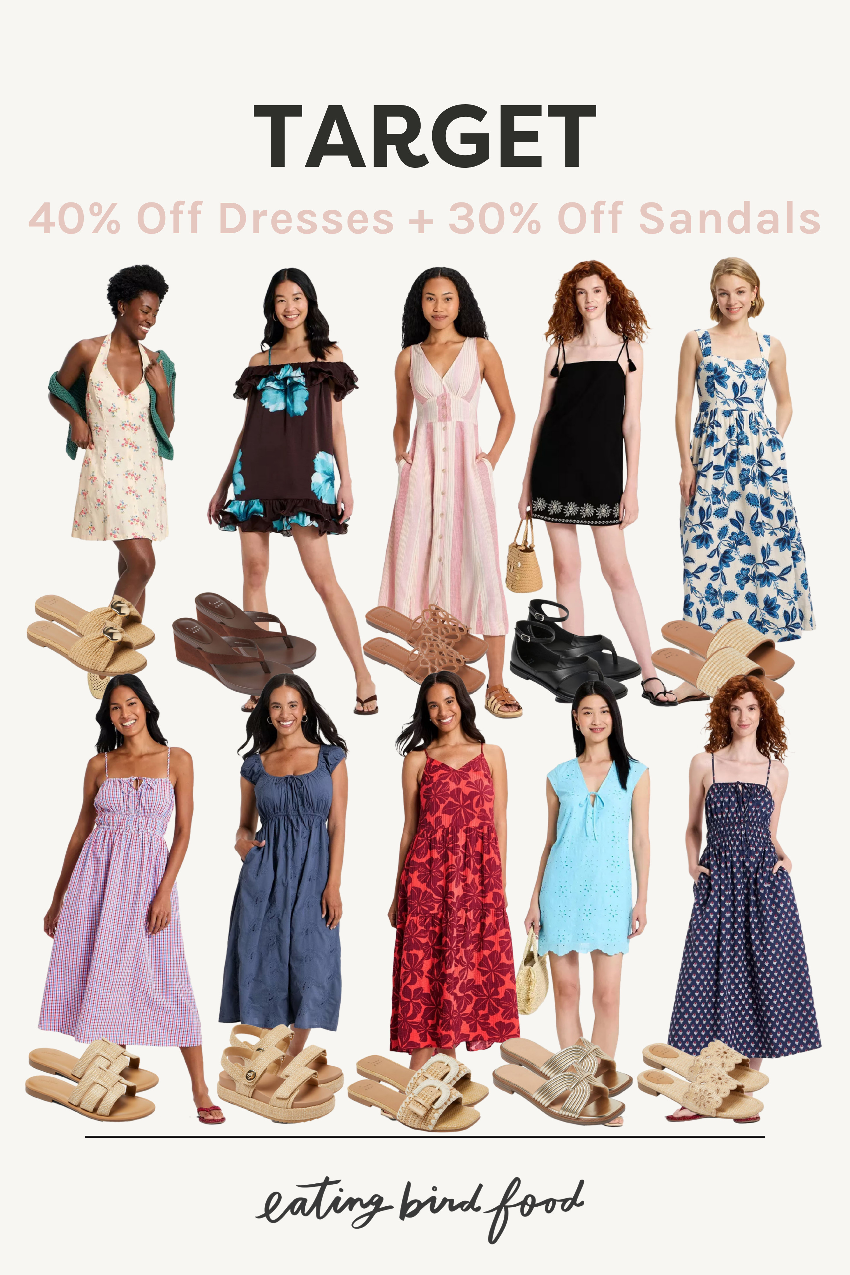 Target 40% off dresses | Target sale | Target deals | Target sandals | Target 30% off sandals | Target dresses 

 #LTKSeasonal #LTKSaleAlert