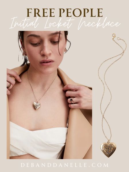 How gorgeous is this initial locket necklace from Free People!? This would make the perfect Mother’s Day gift. It’s a timeless piece and can be personalized with a picture. 
#freepeople #necklace #mothersday #giftforher

#LTKfindsunder50 #LTKGiftGuide #LTKSeasonal