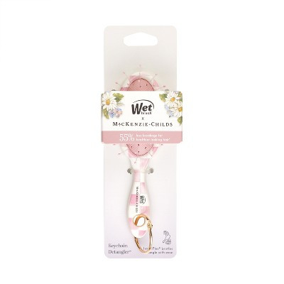 Wet Brush x MacKenzie Childs Keychain Detangler Hair Brush - Rosy Check | Target